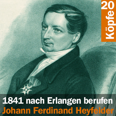 Johann Ferdinand Heyfelder (1798 - 1869), Quelle: Universitätsbibliothek Erlangen-Nürnberg