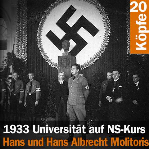 Hans Albrecht Molitoris, NS-Dozentenbundsführer der Universität Erlangen