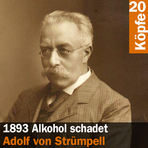 Adolf von Strümpell , Porträtsammlung der Universitätsbibliothek Erlangen-Nürnberg